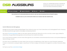 Tablet Screenshot of dsb-augsburg.de